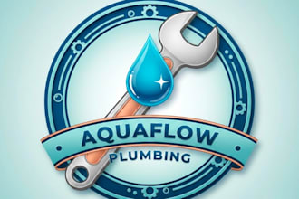 design professional and specially plumber logo design
