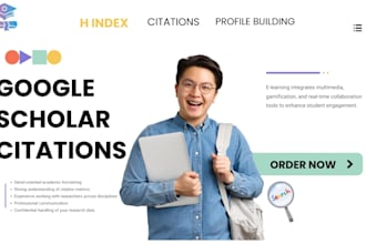 create and optimize your google scholar citations, h index, profiles