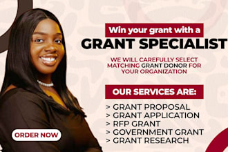 do grant research, apply for grants, write winning grant proposal, business plan