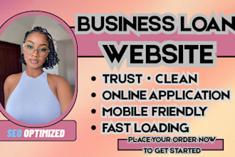 business loan website, finance website, loan provider site