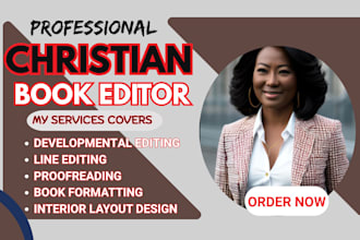 edit and proofread christian self help and faith based nonfiction manuscripts