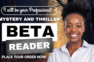 beta read cozy mystery thriller manuscript with critique inline feedback