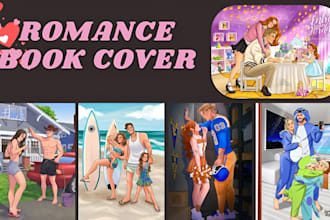 do romance book cover illustration ebook ya gay dark romance kdp cover paperback