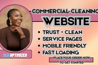 commercial cleaning website, janitorial service site, office cleaning website