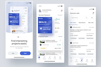 develop freelancer app, freelancer website, clone app, job listing app, job app