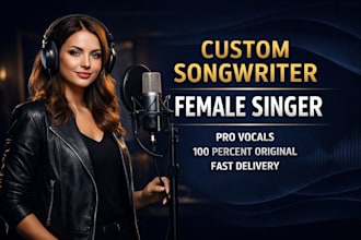 write a custom rap song and ghostwrite original lyrics for you
