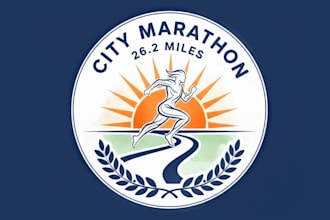 design wonderful and excellent marathon logo design
