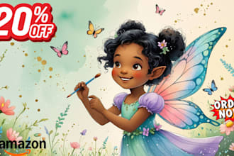 do watercolor illustration children story book illustration children story book