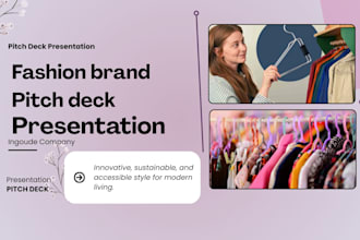 design fashion brand pitch deck clothing deck sportwear startup streetwear deck