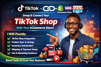 setup and connect your tiktok shop with ecommerce store