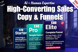write high converting sales copy and funnels