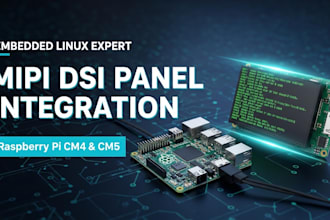 embedded linux engineer for mipi dsi panel on rpi cm4 cm5