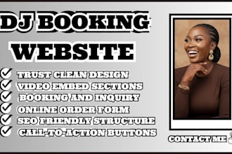 dj booking website, dj website, event dj website, wedding dj website, nightclub