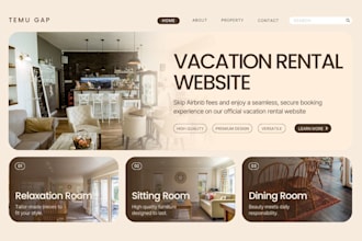 build vacation rental website direct booking rental website short term website