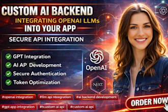 build a custom ai backend integrating openai llms  into your app with secure API