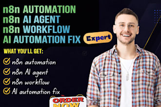 build n8n automation n8n ai agent n8n workflow ai automation fix n8n n8n expert