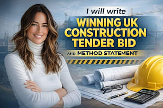 write winning UK construction tender bid and method statement
