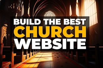 design church website, ministry website with donation and livestream on wordpres