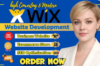 develop wix website, wix booking website or redesign wix website for speed seo