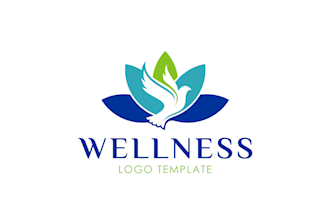 create awesome and gorgeous wellness center logo design