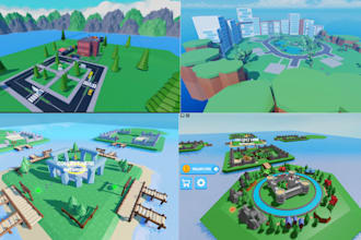 design roblox tycoon map, simulator city, puzzle, tycoon, fps full roblox game