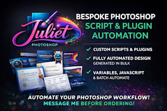 do adobe photoshop automation flows photo image editing and script within 24 hrs