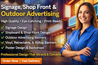 do signage design shop front outdoor advertising signboard design