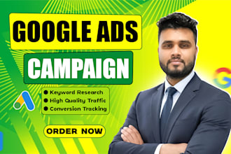 setup and manage google ads adwords PPC campaign with ga4 ecommerce tracking