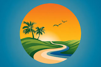 design superb landscape and lawn care logo