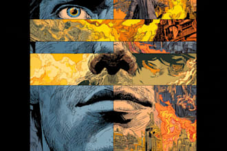 do comic book illustration children comic book