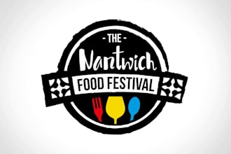 do restaurant, food market, food festival logo design