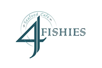 design a modern custom seafood restaurant logo