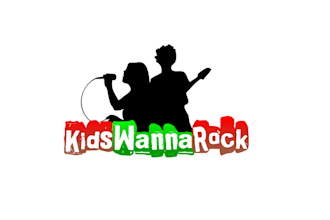 create a professional kids wanna rock logo