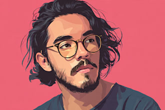 do a vector portrait for you