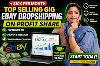 do ebay dropshipping on profit share