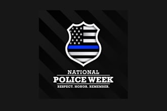 create attractive and imagination police logo design