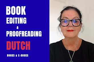 professionally proofread and edit your dutch book or ebook for KDP