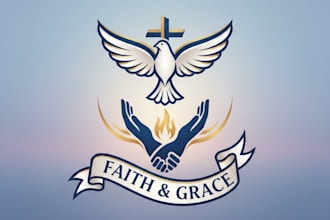 design a meaningful and professional religious logo