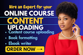 create online course content course uploading book formatting and ebook writer