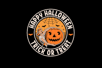create creative and good looking spooky logo design