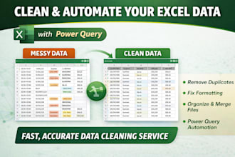automate excel data cleaning using power query