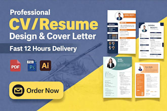 create cv resume design