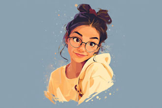 create a disney cartoon portrait