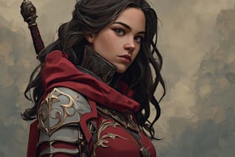 dnd character art and dnd character art