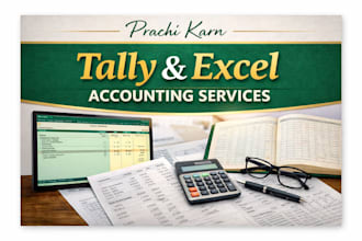 do tally accounting, bookkeeping and excel data entry work