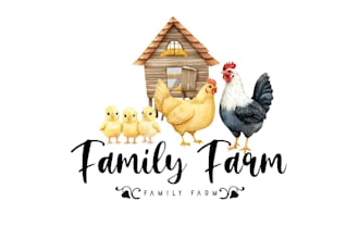 design a egg farmhouse logo
