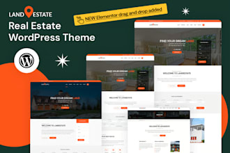 design a professional real estate website for realtors and agencies