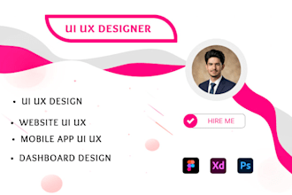 design a UX UI portfolio, ats resume, and case study
