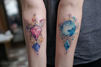 be your watercolor tattoo artist and designer