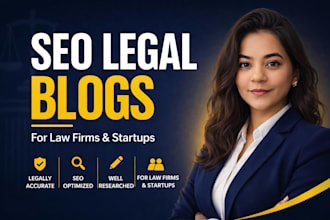 write SEO legal blog posts for law firms and startups